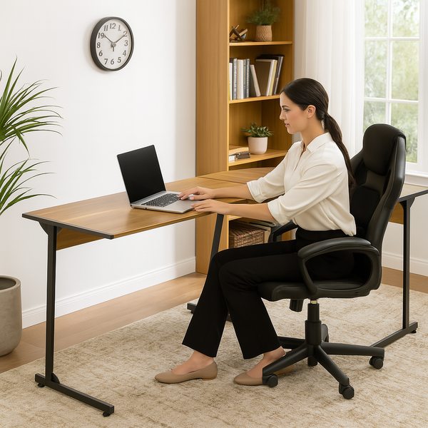 Biurko narożne Belivio ARDEN Honey Oak