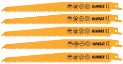 Brzeszczot do drewna ze stali kobaltowej DeWalt DT2349 (5 sztuk)