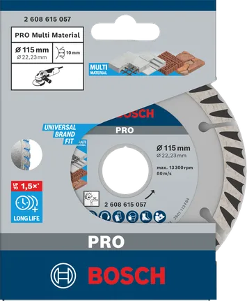 Tarcza diamentowa Standard for Universal 115x22,23 mm Bosch 2608615057