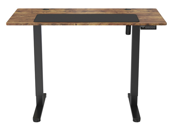 Biurko elektryczne 120x60 cm Zyonix TEVON Black Rustical Oak