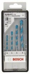 Bosch zestaw 4 wierteł CYL-9 Robust-Line Multi Construction 2607010521