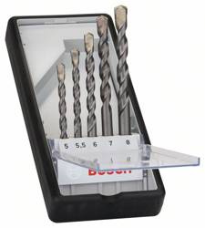 5-elem. zestaw wierteł do betonu CYL-3 Robust Line, 5–8 mm Bosch 2607010526