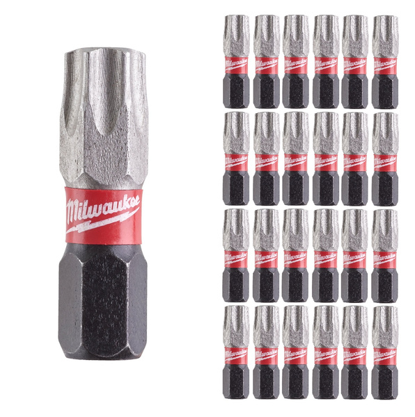 Zestaw 25 szt. bitów udarowych Milwaukee TX40 25 mm