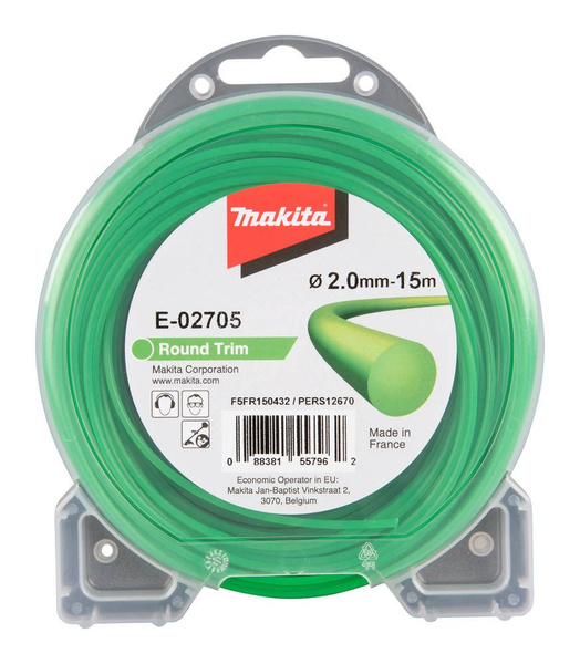 Żyłka tnąca 2 mm, okrągła 15 m E-02705 Makita