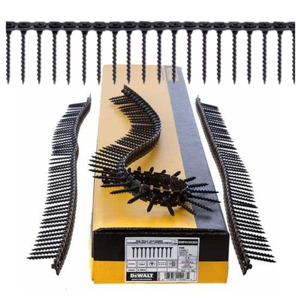 Wkręty do płyt G-K z gwintem do drewna 3,5 x 55 mm DEWALT DWF4100550