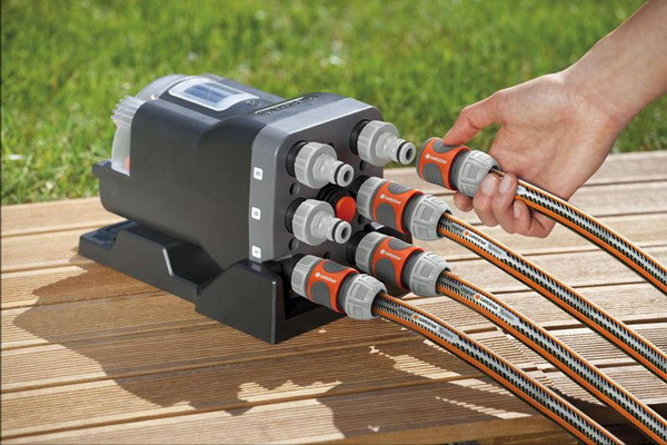 Zestaw sterownika nawadniania i dzielnika wody