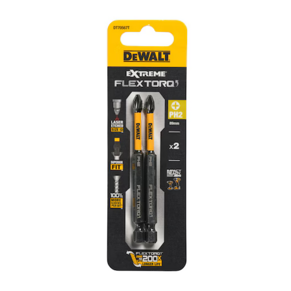 Bity udarowe PH2 DeWALT DT70567T-QZ