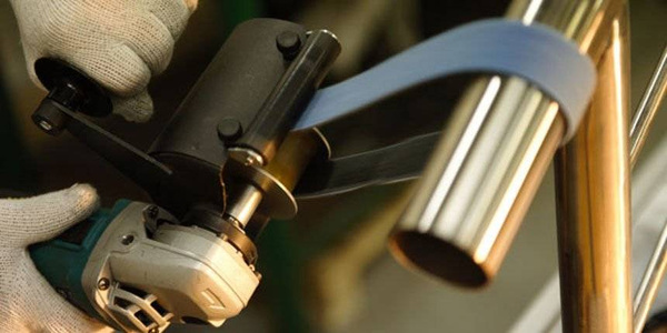 Przystawka do satynowania i matowienia powierzchni płaskich z rolką prowadzącą Glob System GS05-00