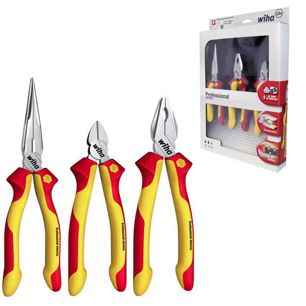 Zestaw szczypiec izolowanych WIHA 26852