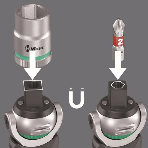 Wkrętak z magazynkiem Wera Zyklop Pocket 8009 Set 1