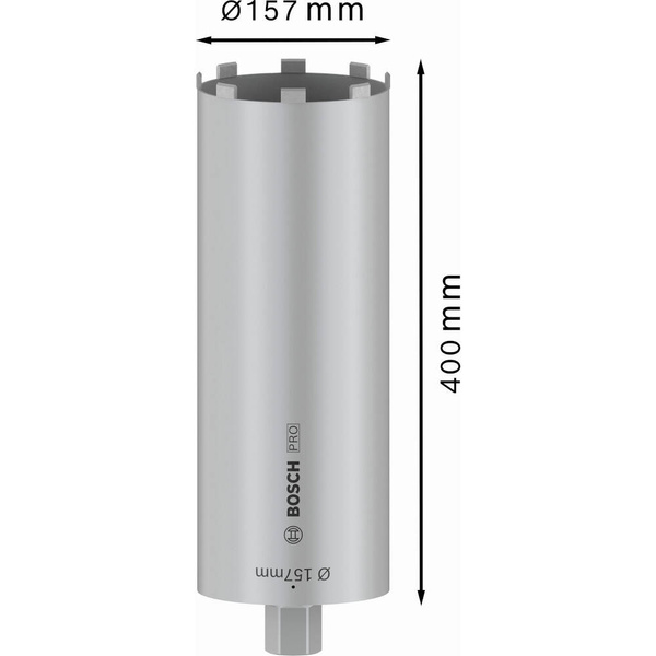 Koronka diamentowa 157x400x8 1 1/4" Bosch Best for Universal 2608601414