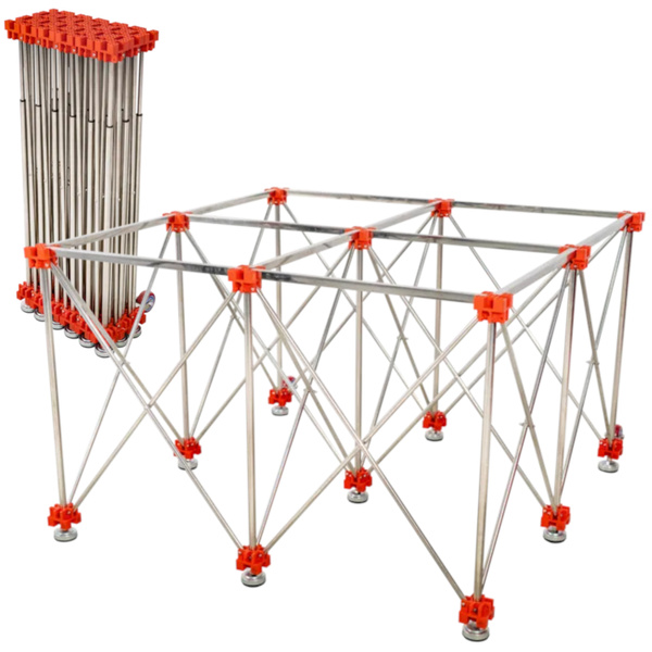 Składany stół roboczy 120 x 120 cm Rubi 28918