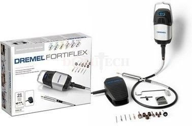 Dremel Fortiflex + Wałek z prostnicą + 21 szt. osprzętu