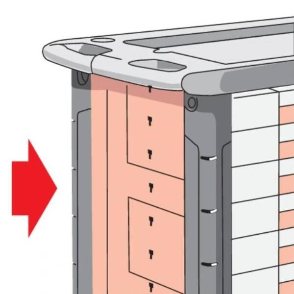 Szafka narzędziowa Yato 6 szuflad YT-09155