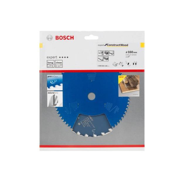 Tarcza do cięcia drewna Bosch 160 mm x 20 mm x 2 mm 2608644136