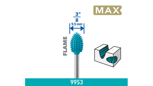 Końcówka do rzeźbienia typu płomień Power Carving Dremel 26159953DM