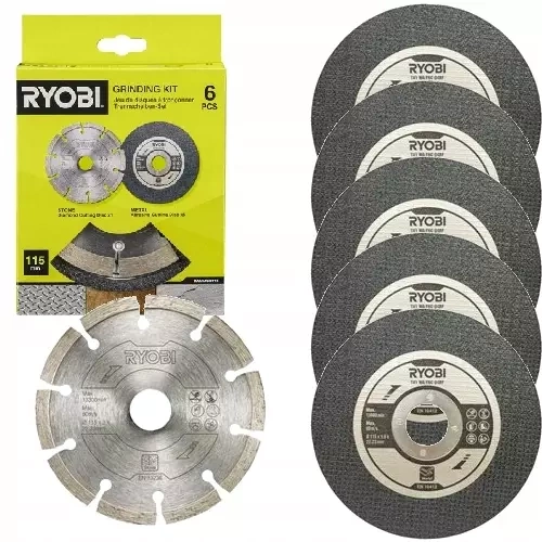 Zestaw tarcz do cięcia Ryobi RAK6AGD115