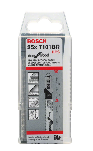 Brzeszczot do wyrzynarek T 101 BR Bosch 2608633623 25 szt.