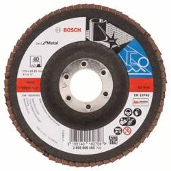 Listkowa tarcza szlifierska X571, Best for Metal 115x22,23x40 Bosch 2608605450