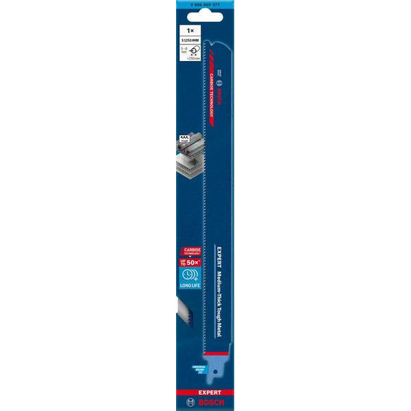 Brzeszczot do piły szablastej Bosch EXPERT Medium-Thick Tough Metal S 1255 HHM