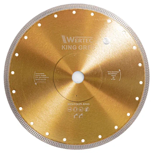 Tarcza diamentowa do gresu Wertec King Gres 300x25,4x10 mm 