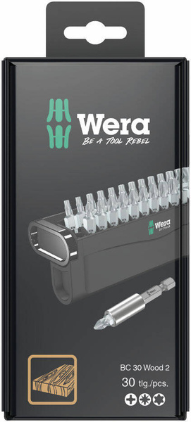 Zestaw bitów Wera Bit-Check 30 Wood 2 SB 05057438001