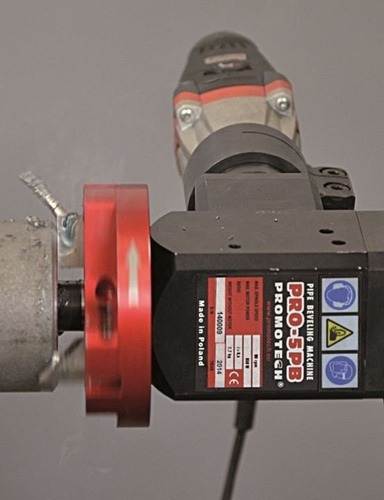 Ukosowarka (krawędziarka) do rur PRO-5 PBE Promotech silnik pneumatyczny