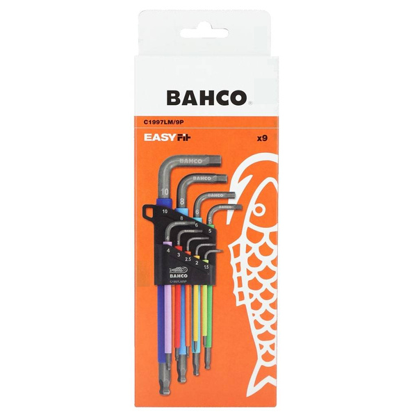 Zestaw kluczy imbusowych Bahco C1997LM/9P