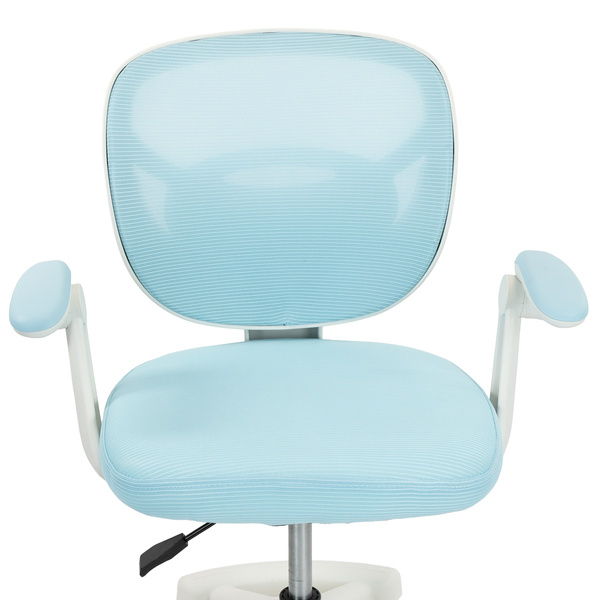 Fotel obrotowy Belivio ELMO niebieski