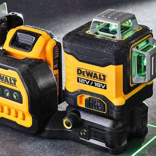 Laser wieloliniowy 3X360 zielony 12/18V XR DeWALT DCE089NG18-XJ 