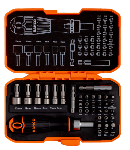 Zestaw kluczy nasadowych Bahco 59/S36BCR 36 el.