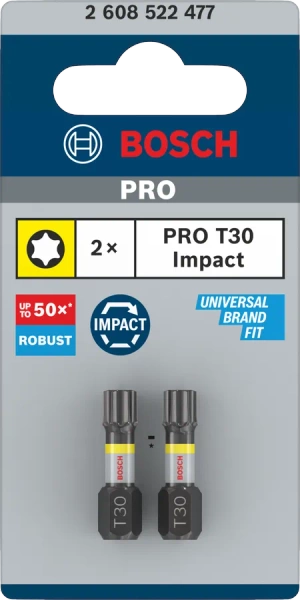 Bit udarowy T30 Bosch 2608522477 2 szt.