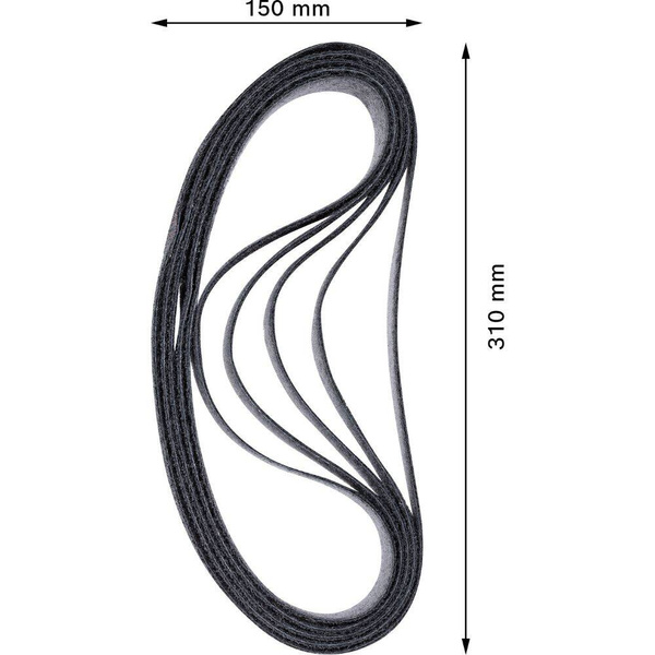 Pas ścierny 40 x 760 mm Bosch Expert 2608901254 (10 sztuk)