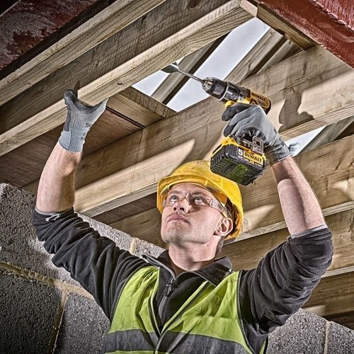 ZESTAW DeWalt DCD791P2 wiertarko-wkrętarka akumulatorowa 2x5.0 Ah + Bity DT0109