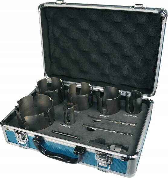 Zestaw otwornic uniwersalnych w walizce 9 szt. D-51297 Makita