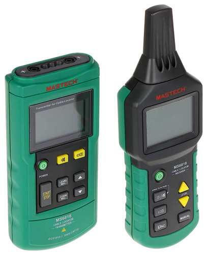 Przemysłowy detektor przewodów i rur Mastech MS6818