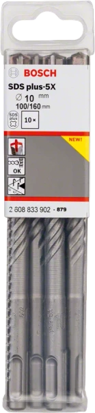 Wiertło SDS plus-5X Bosch 10x100x160mm 2608833902 10 szt.