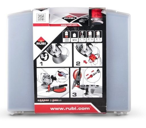 Zestaw tarcza TCR i wiertła DRYGRES Rubi 68923