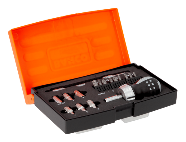 Wkrętak grzechotkowy Bahco 808050S-18 18 elementów