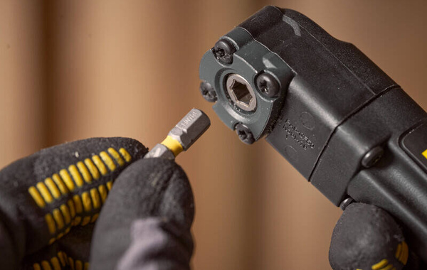 Nasadka udarowa kątowa, 9 końcówek 25 mm Stanley