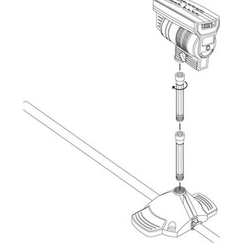Zestaw 2 szt. przedłużek do zraszacza wahadłowego OS 90 Gardena 08363-20