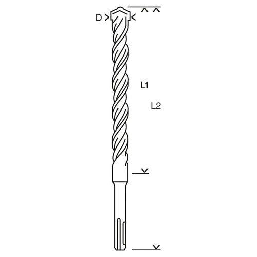 Bosch 2608831063 wiertło 25x400x450 sds plus-3