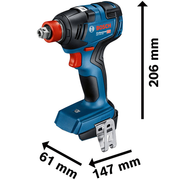 Zakrętarka/klucz udarowy Bosch GDX 18V-200
