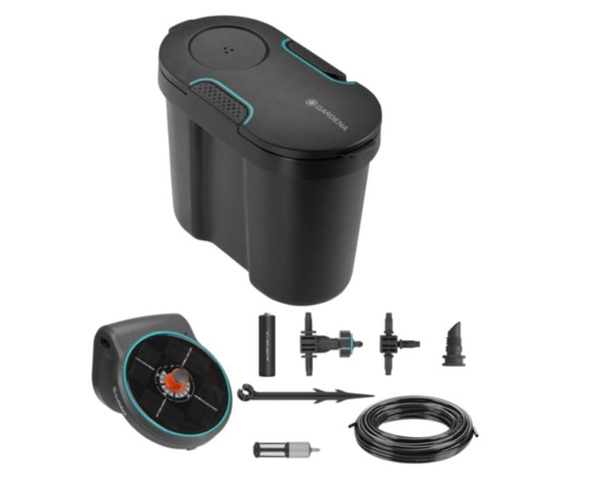 Zestaw do nawadniania Gardena Aqua-Bloom z pojemnikiem na wodę