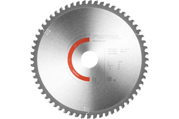 Tarcza pilarska   216x2,3x30 WZ/FA60 Festool 500123