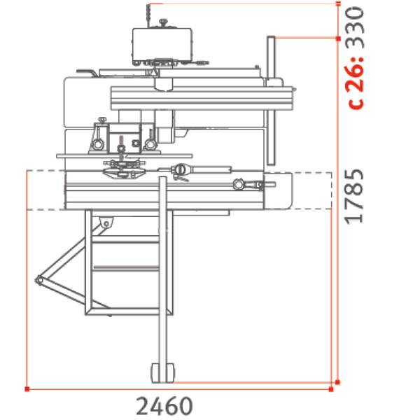 Maszyna wieloczynnościowa Holzkraft  minimax c 26g TERSA 5500027