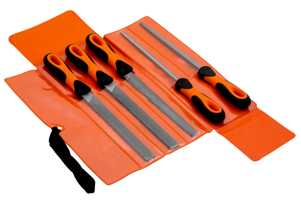 Zestaw 5 szt. pilników do metalu ERGO™ handle o długości 200 mm BAHCO 1-478-08-1-2 to 