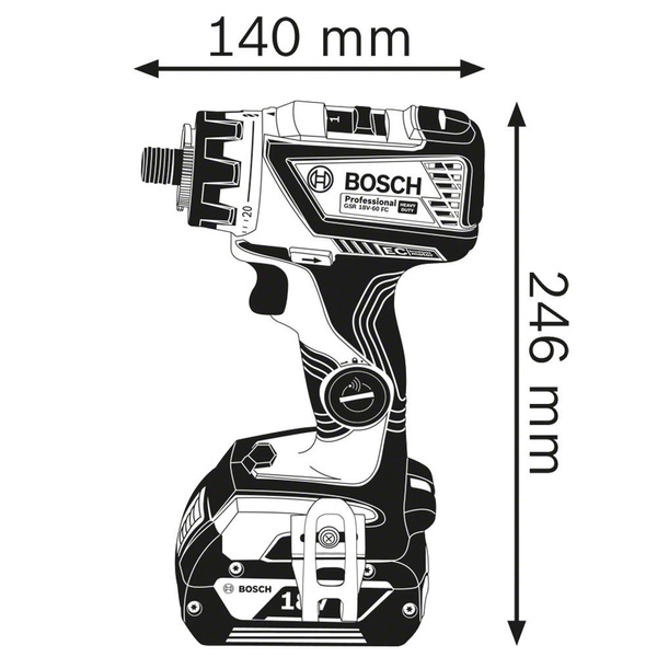 Wiertarko-wkrętarka Bosch GSR 18 V-60 FC