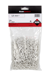 Krzyżyki dystansowe Rubi 1,5 mm (B-300 szt.) 02912