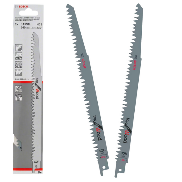 Brzeszczoty do piły szablastej S 1531 L Bosch 2608650613